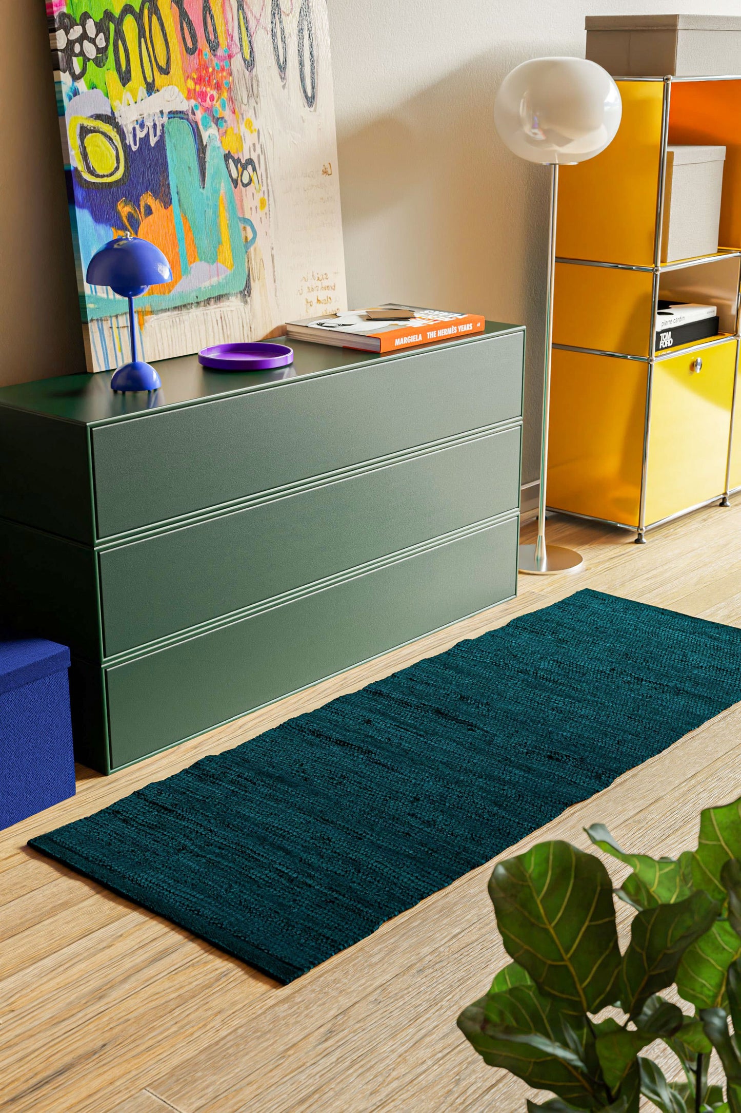 Cotton Rug, Petroleum