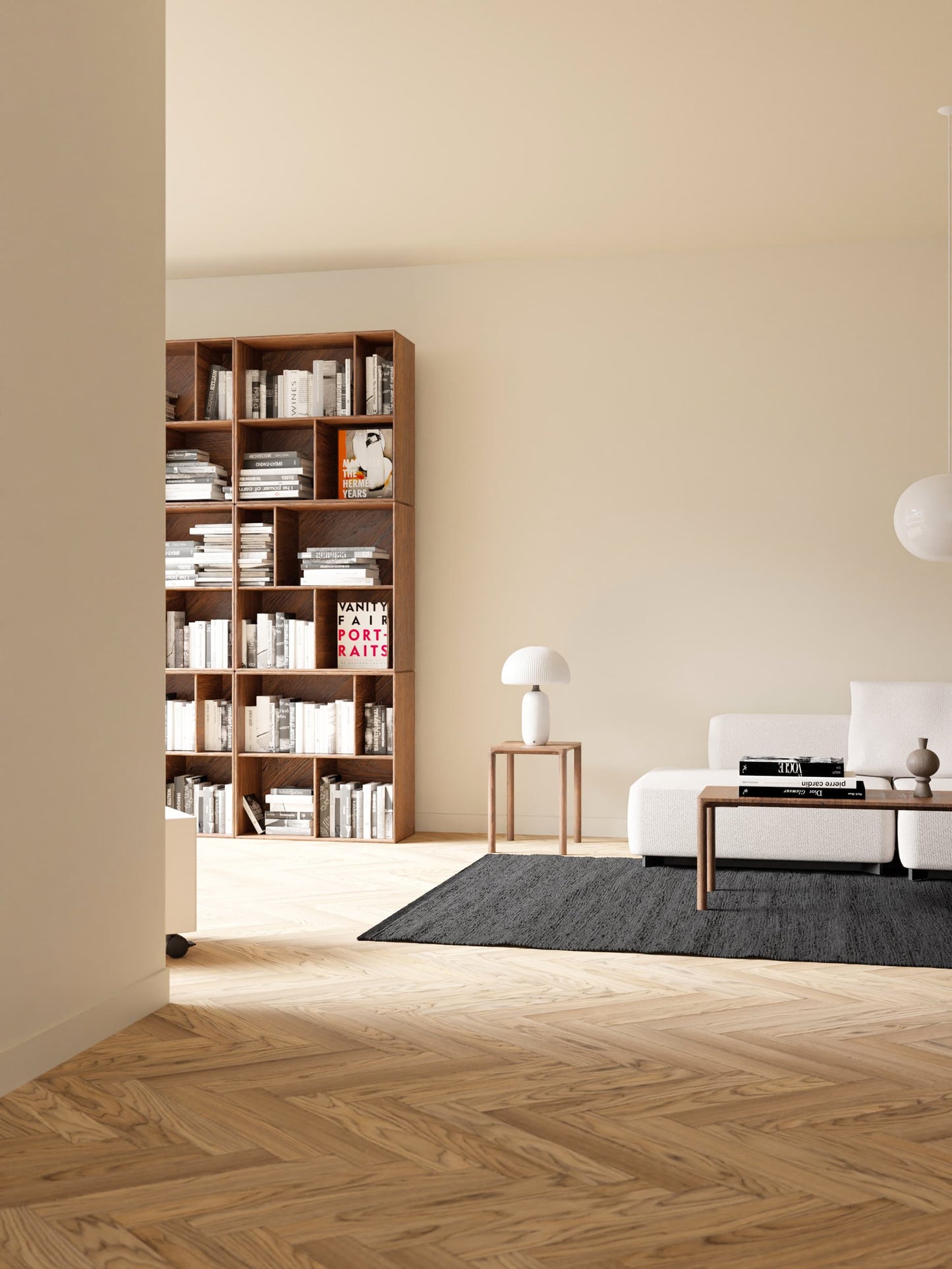 Cotton Rug, Charcoal