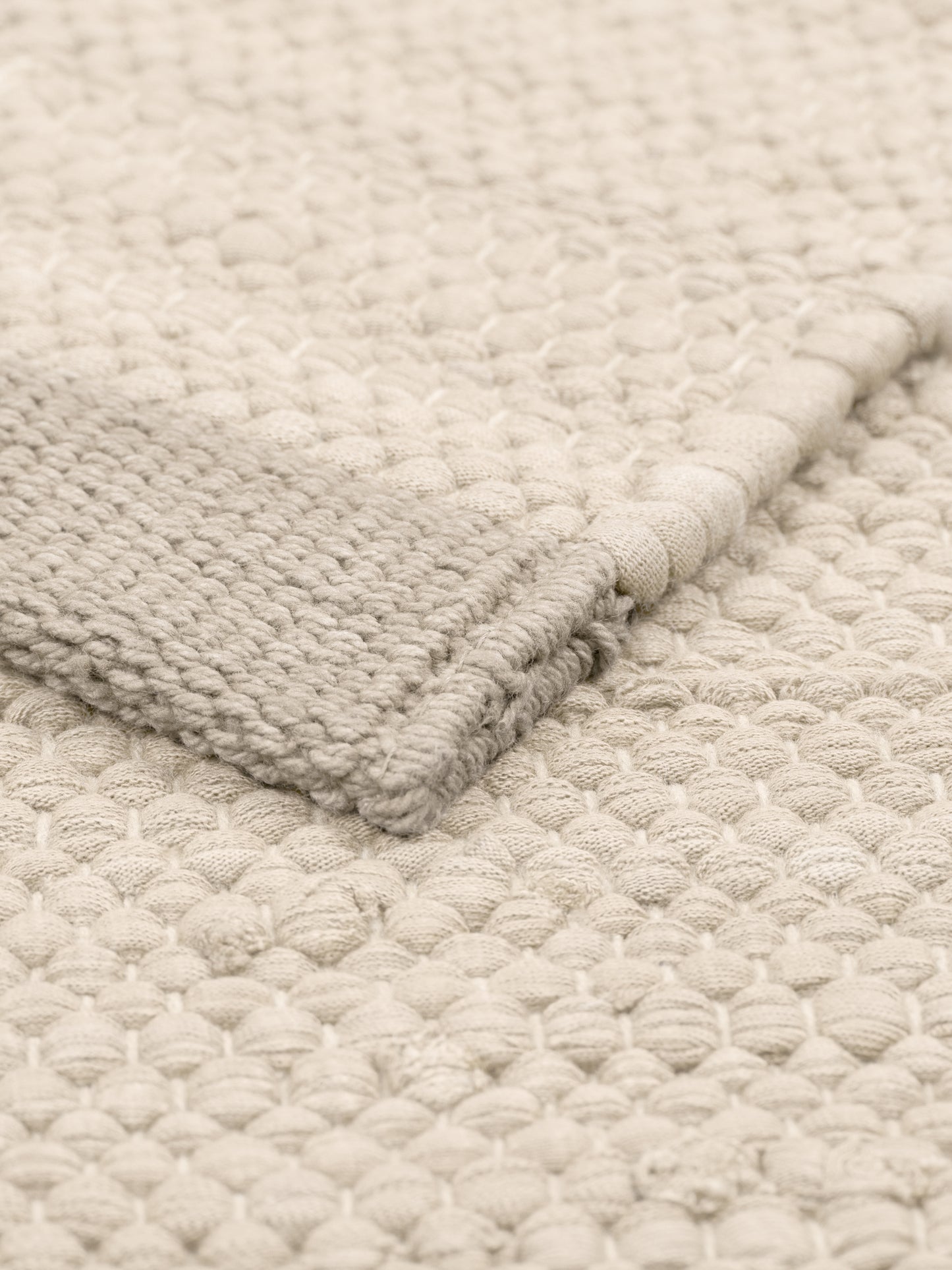 Cotton Rug, Desert White