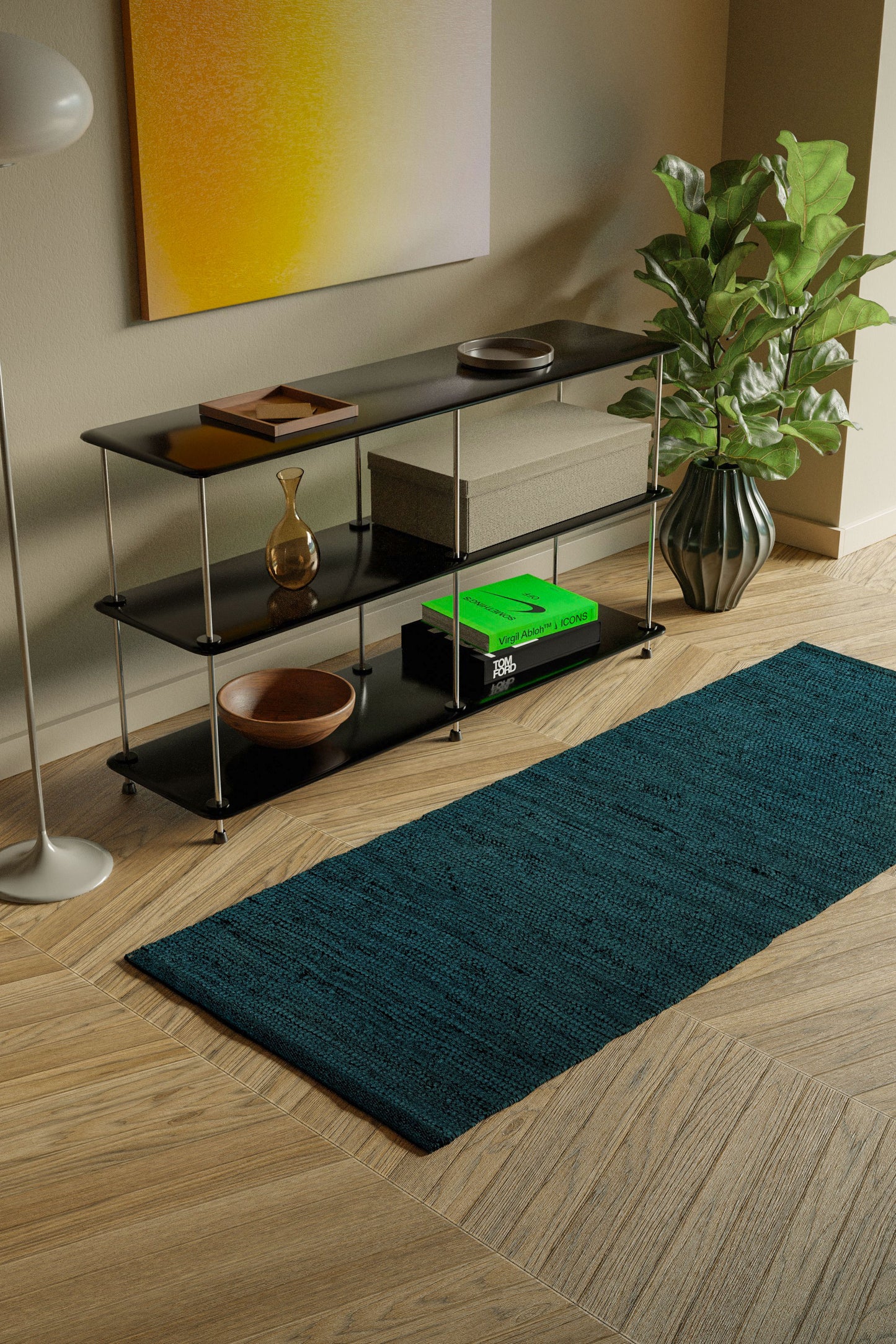 Cotton Rug, Petroleum