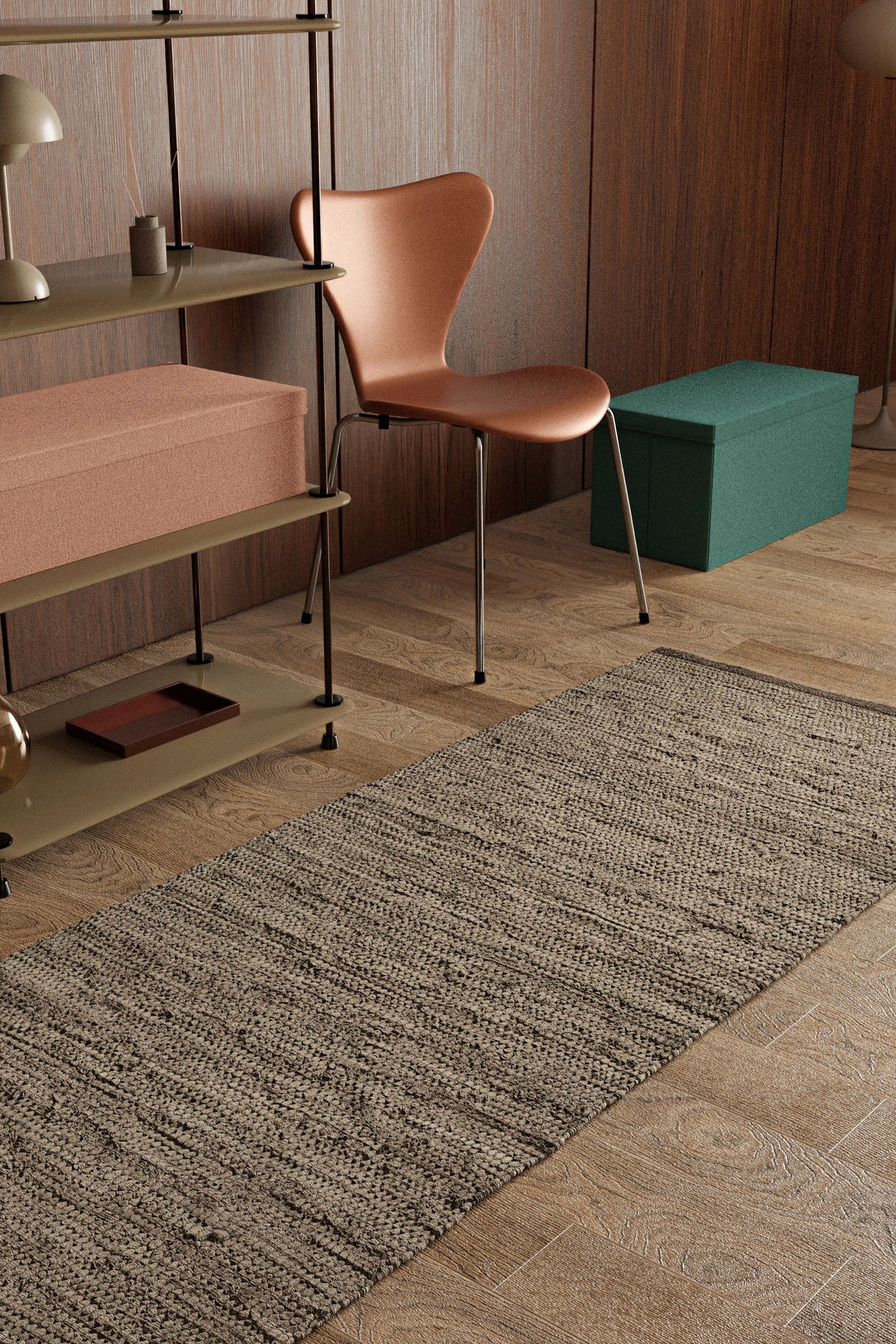 Cotton Rug, Cashmere